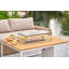 Himanshu Rectangle Aluminium Propane Smokeless Fire Pit Table-1215637991