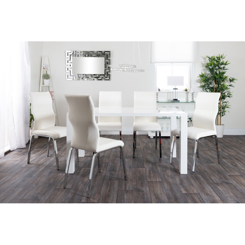 Carentan 5 - Person Dining Set, White