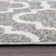Tapis gris / blanc cassé Alkire Performance