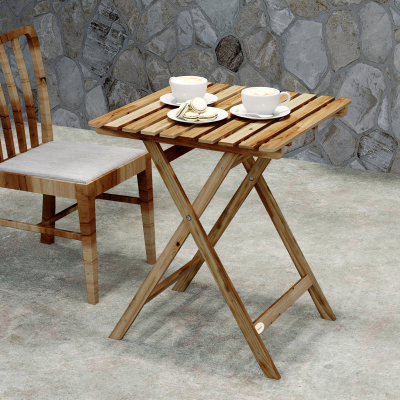 Square Acacia Outdoor Coffee Table , 62cm cm W 60cm cm D