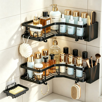 Adhesive Stainless Steel Shower Caddy