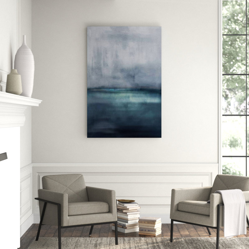 Pacific Fog Print by James McAllen, 81" H x 54" W, Knife Gel