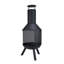 Cylinder Steel Smokeless Chimnea