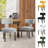Boucle Lamb T-Shape Dining Chairs Side Chairs (Set of 2)-629725859