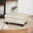 Faux Leather Ottoman-77621948