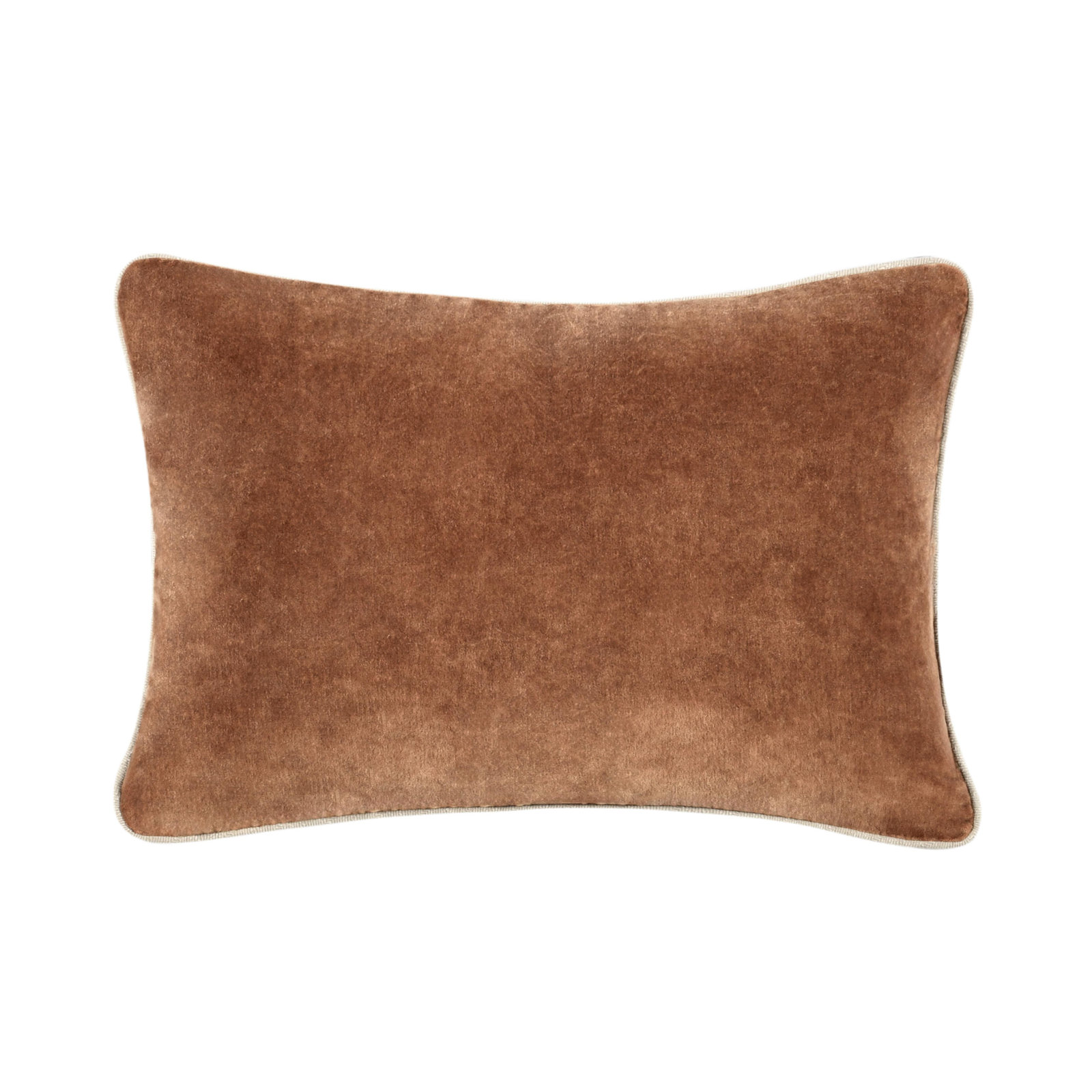Goodall Throw Pillow, Hazel Brown, Rectangle 14"H x 20"W