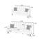 Ensemble de canapé 2 pièces Contemporary Living Furniture