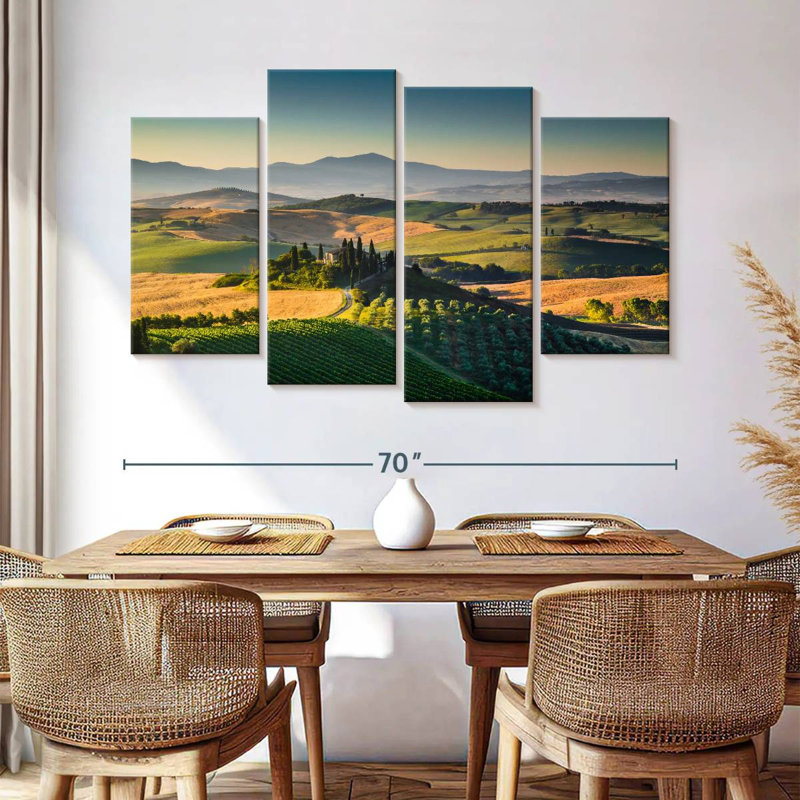 Lynelle, Toscane, Collines et Vallées, H 42 po x l 68 po
