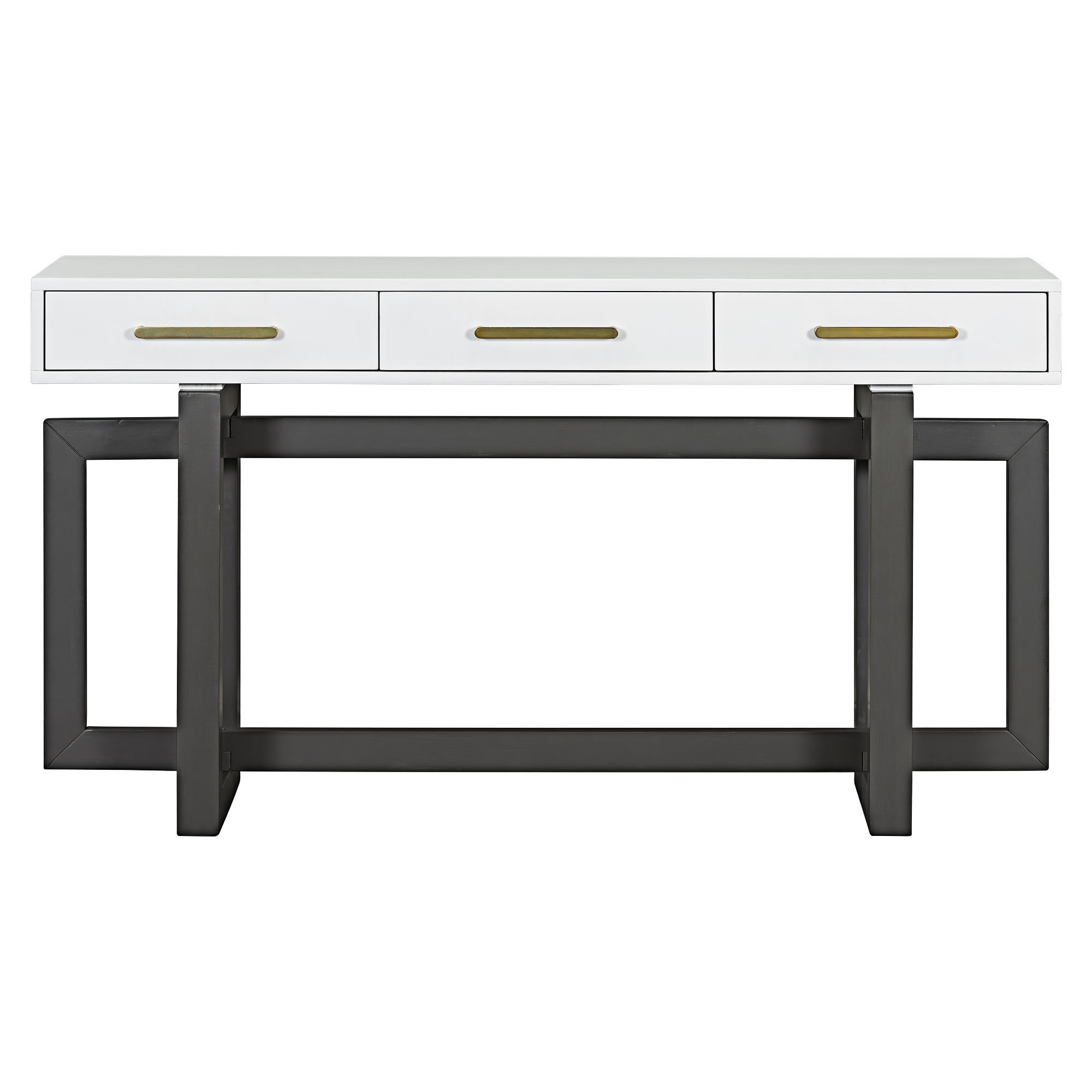 Ivy Bronx Extra Long Entryway Table Console Table With Three Drawers ...