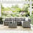 Leandra 6 - Person Patio Conversation Set with Cushions-1317091174