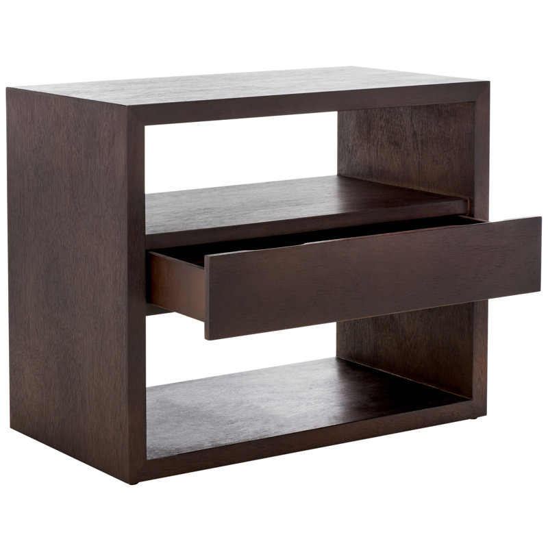 Brilan 27'' W Nightstand, Dark Oak