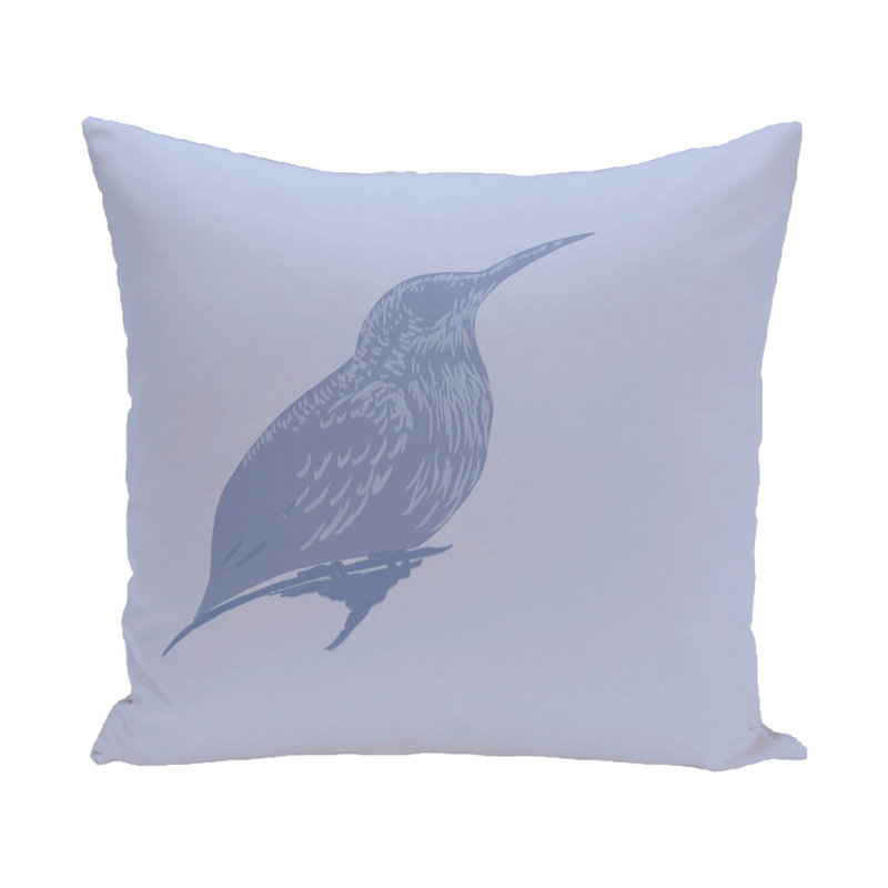 Housse et insert de coussin carré Colibri, Bleu, H 20" x l 20" x P 1"