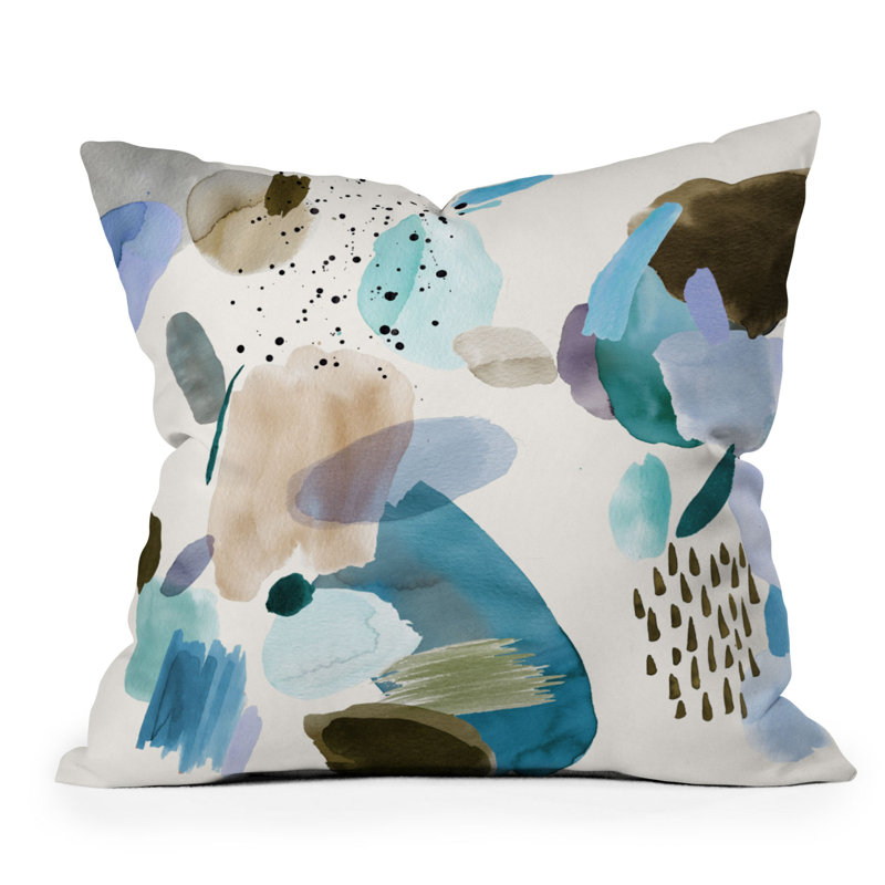  Polyester Throw Square Indoor/Outdoor Pillow Cover & Insert