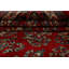 Tapis de zone en laine 9 pi x 12 pi noué la sarouk one-of-kind à la main