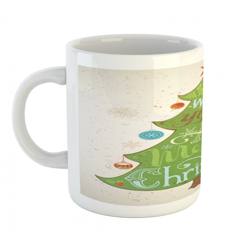 Ornements et grande tasse à café star