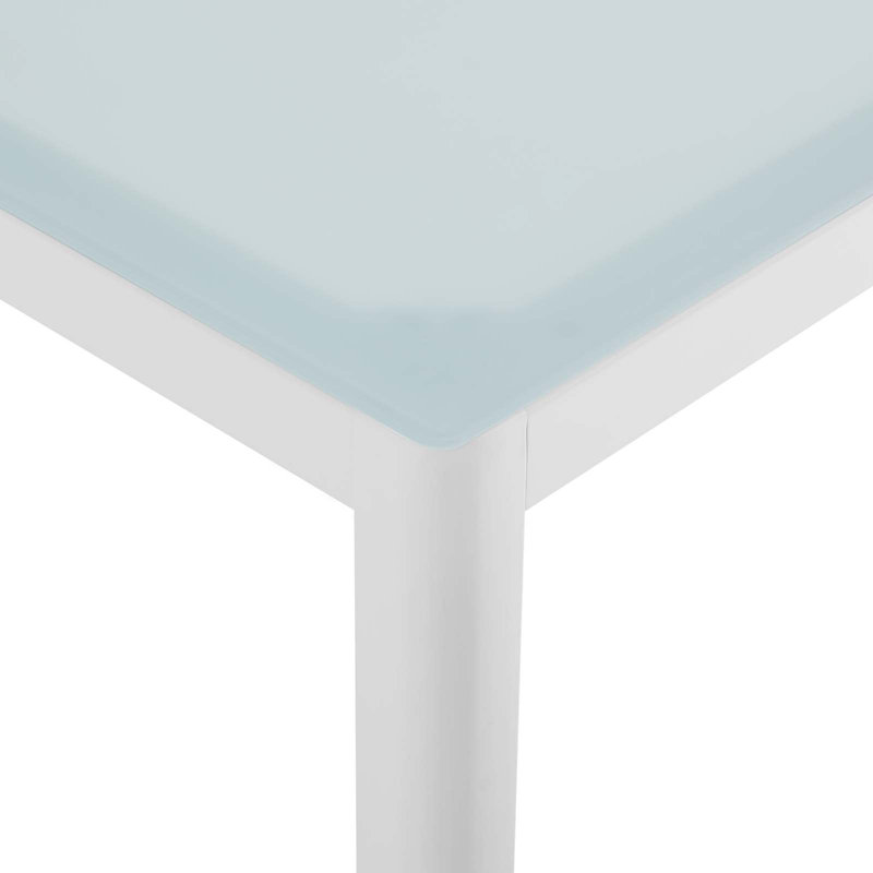 Ensemble repas 5 pièces avec coussins Modway Merlene, Velours gris performance