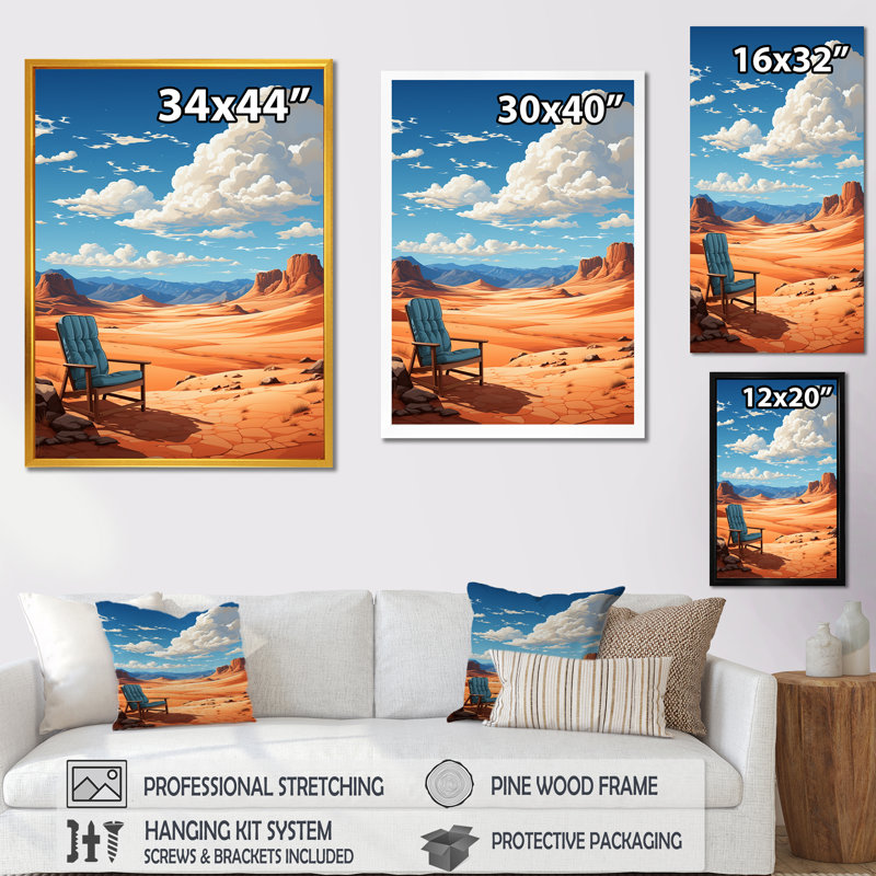 Soleil solitaire, sérénité, solitude, Cadre flottant noir, H 20 po x l 12 po x P 1 po