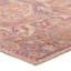 Tapis oriental rose en polyester tissé à la machine Framboise-88036935