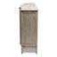 Crédence 4 portes Sanibel - vert, finition grise