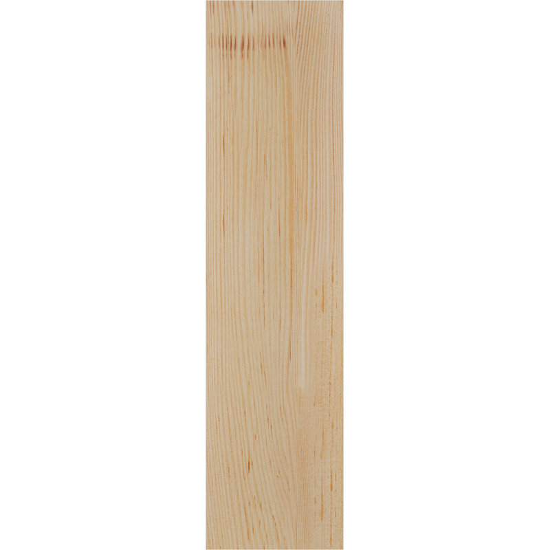 Yorkshire Yorktown avec plaque arrière, H 22 po x l 5,5 po x P 10 po, Sapin de Douglas, Lisse
