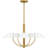 Penley 5-Light Brushed Gold Chandelier