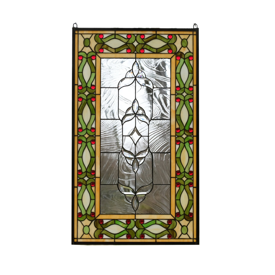 Plants & Flowers Window Panel Fleur De Lis Living