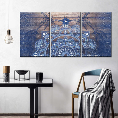 «Blueprint Mandala», reproduction sur toile