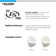 Houzer 24 in White Fireclay Undermount Single Bowl Kitchen Sink w/ Strainer, Grid - PTU-2400 WH-C