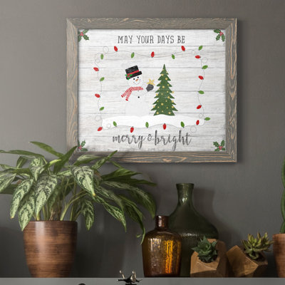 " Merry And Bright " Painting Print