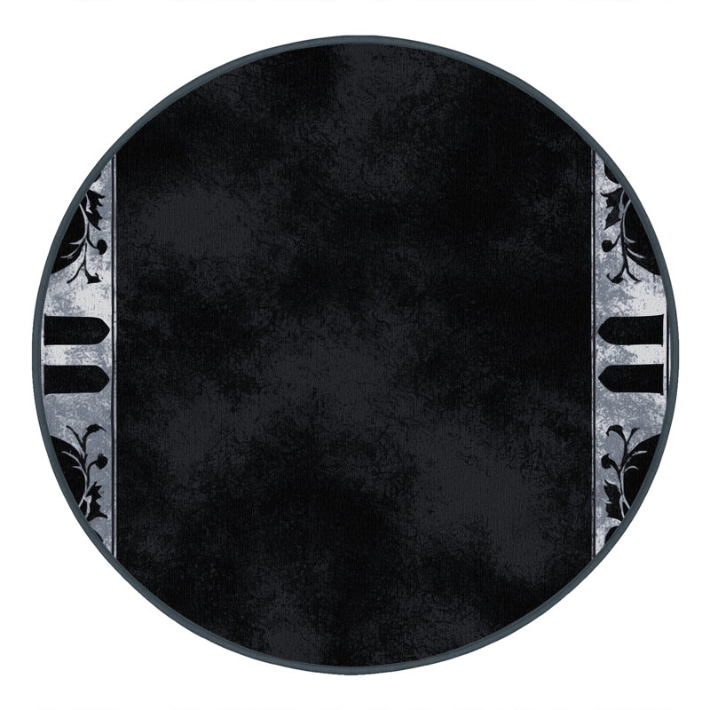 Moonlit Fern Rug, Round 8'