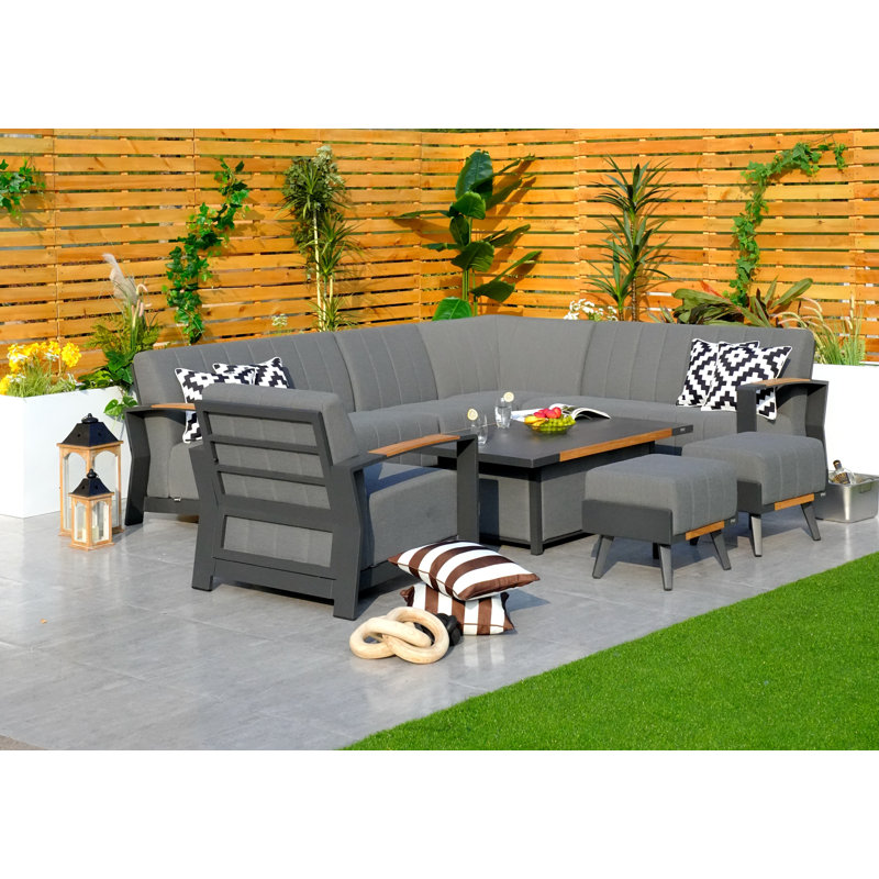 7 - Person Patio Conversation Set with Cushions