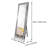 Casmer Diamond Full Length Mirror with Stand 22" Wide
