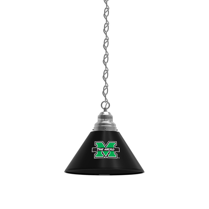 1 - Light Single Pendant, Chrome, Marshall Thundering Herd