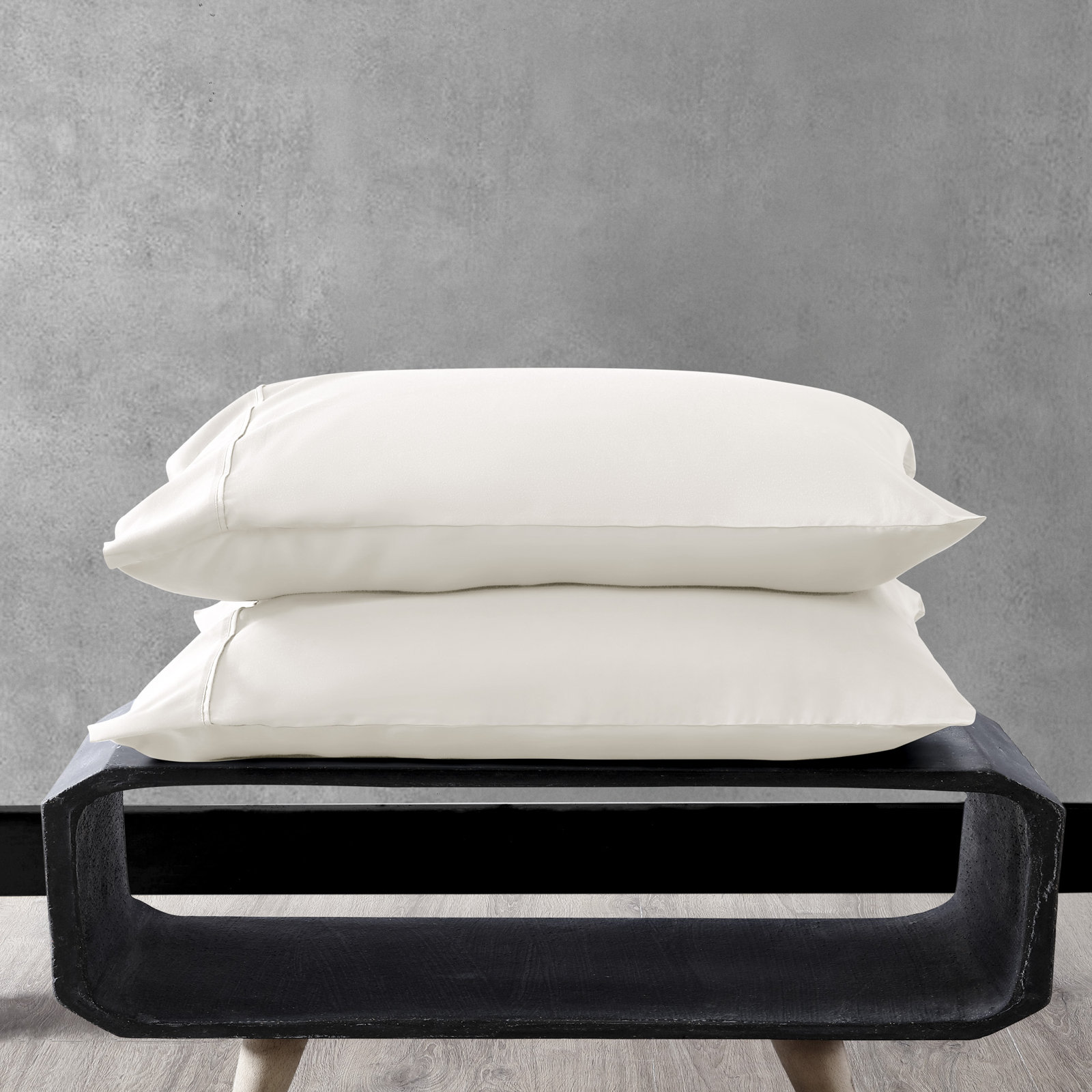 Laflin Sateen - Set of 2, White, Standard