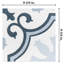 Carreau de porcelaine pour plancher et mur 9-3 / 4 po x 9-3 / 4 po Merola