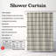 Beige Circles - Rideau de douche Premium-2038827657