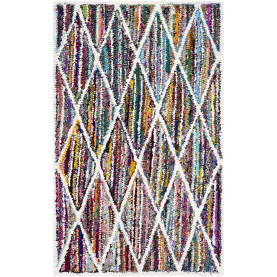 Anaheim Hand Tufted Performance Geometric Rug