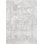 Tapis de couloir à motif de médaillon pour le salon, la chambre à coucher, la salle à manger, le vestibule, le couloir ou la cuisine Almirka, ivoire / gris