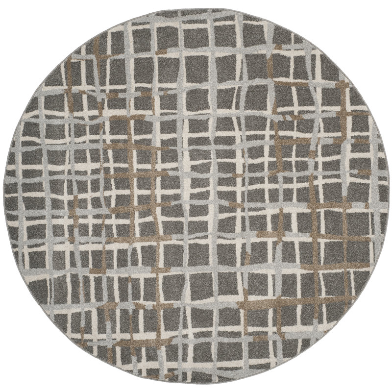 Seto Performance Abstract Rug, Round 7'