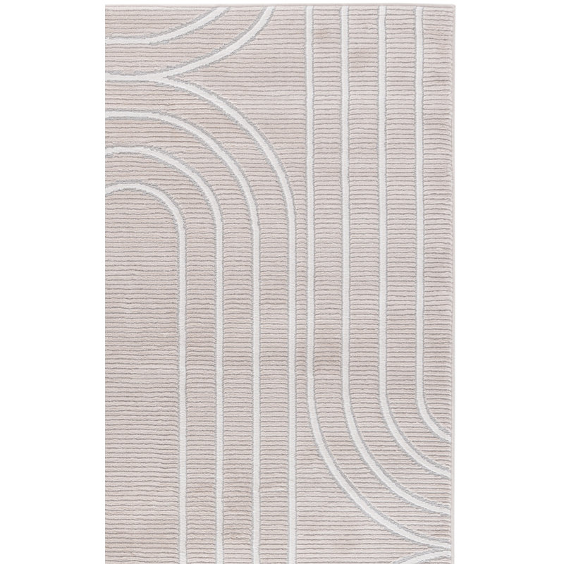 Tapis abstrait Kaillan Performance, Carré 6 pi 7 po