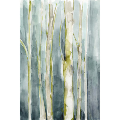 Treeline Watercolor I par Jennifer Goldberger - peinture sur toile tendue