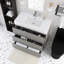 Meuble-lavabo simple 36 po avec plateau en résine-577841054