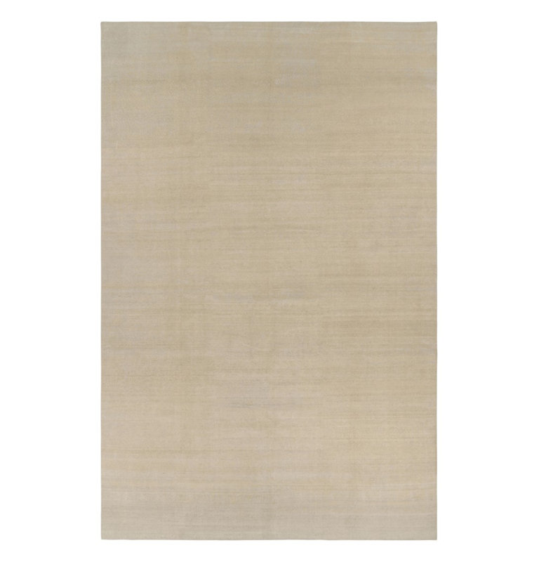 Rug & Kilim’S Oversized Contemporary Textural Solid Rug In Beige Tones