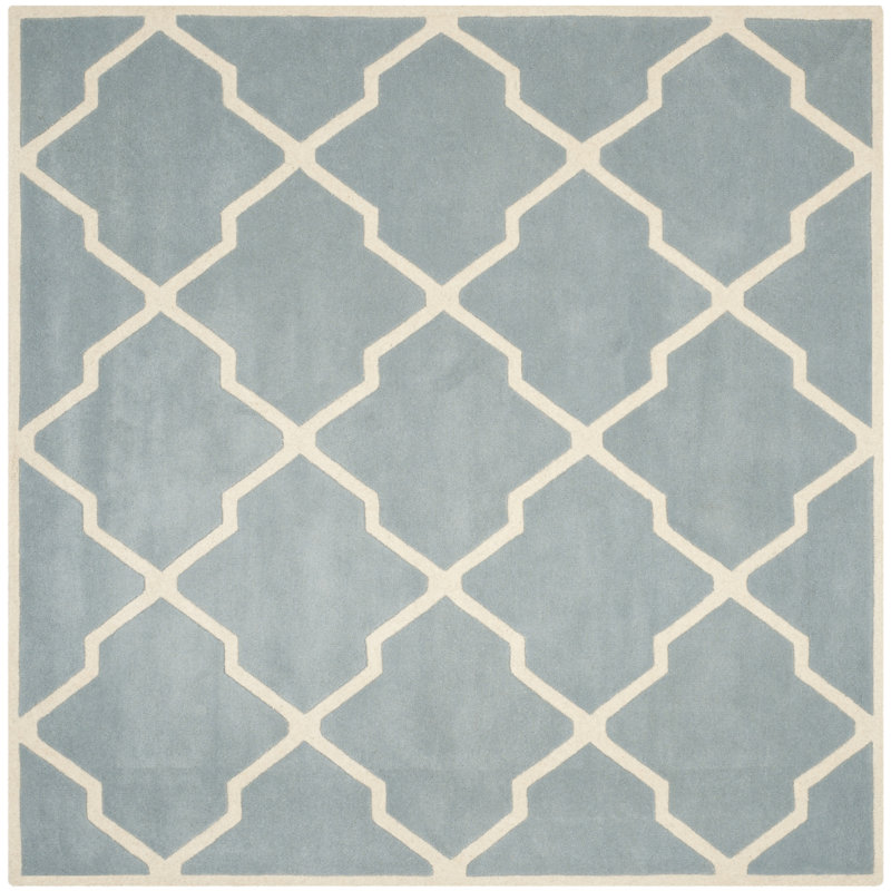 Tapis en laine touffeté à la main Osasere, Carré 5 pi