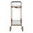 Kialani Antique Brass Bar Cart