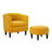 Upholstered Chair With Ottoman-770645366