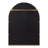 Koda Metal Flat Mirror with Shelves-294048450