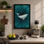 Whale in Convergence Modern - Wrapped Canvas-1324475152-1324475242