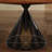 Simple Tan Solid Wood Dining Table