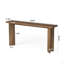 Table de vestibule en bois, console chic, table de canapé, table de vestibule